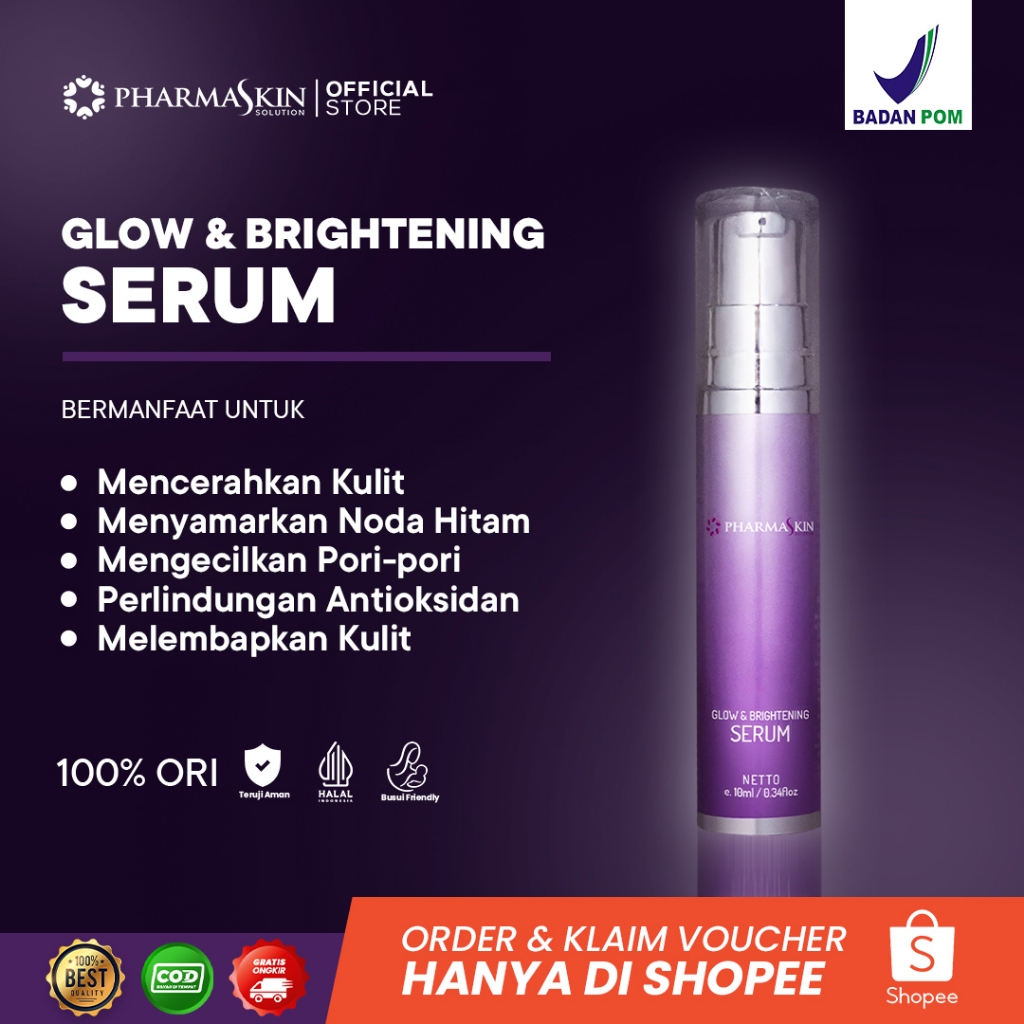Serum Flek Hitam BPOM – Pharmaskin Solution | Serum Penghilang Flek Wajah | Flek Menahun & Noda Hita