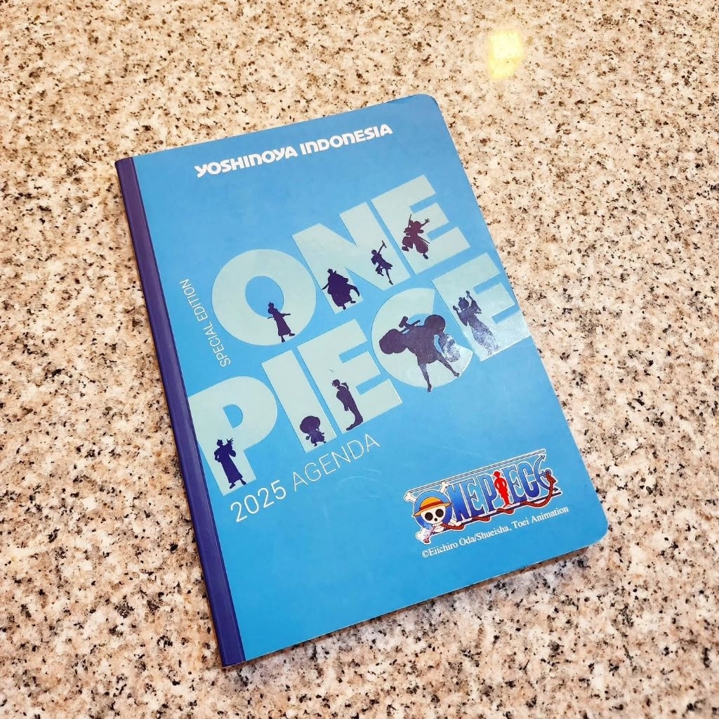 YOSHINOYA X ONE PIECE AGENDA 2025 TANPA VOUCHER BOOK JOURNAL COLLECTION LIMITED EDITION