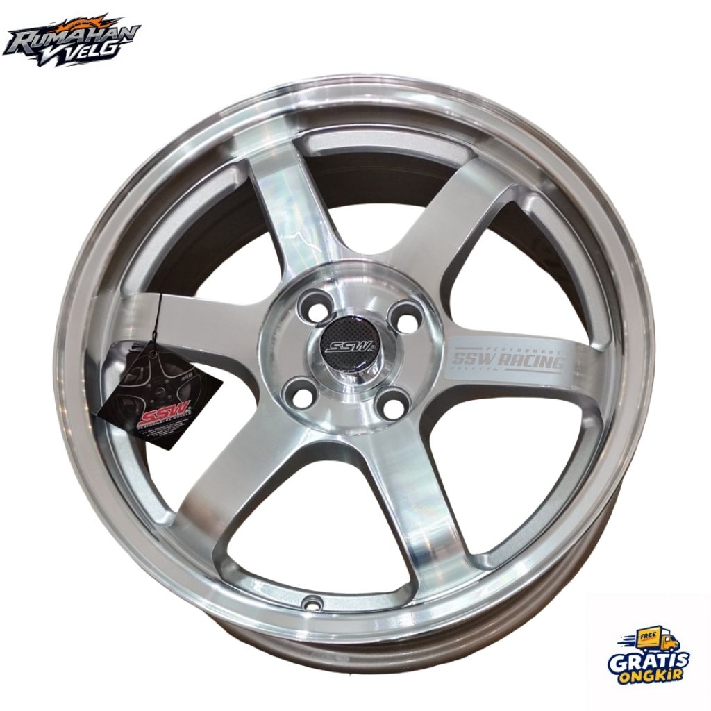 Velg SSW S414 Ring16x7 Lobang.4 Pcd.100 Et.40