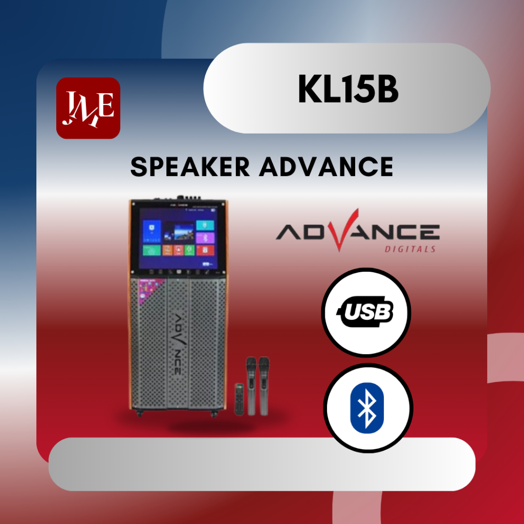 Advance KL-15B / KL15B Speaker Portable Karaoke Meeting With LCD TV Digital