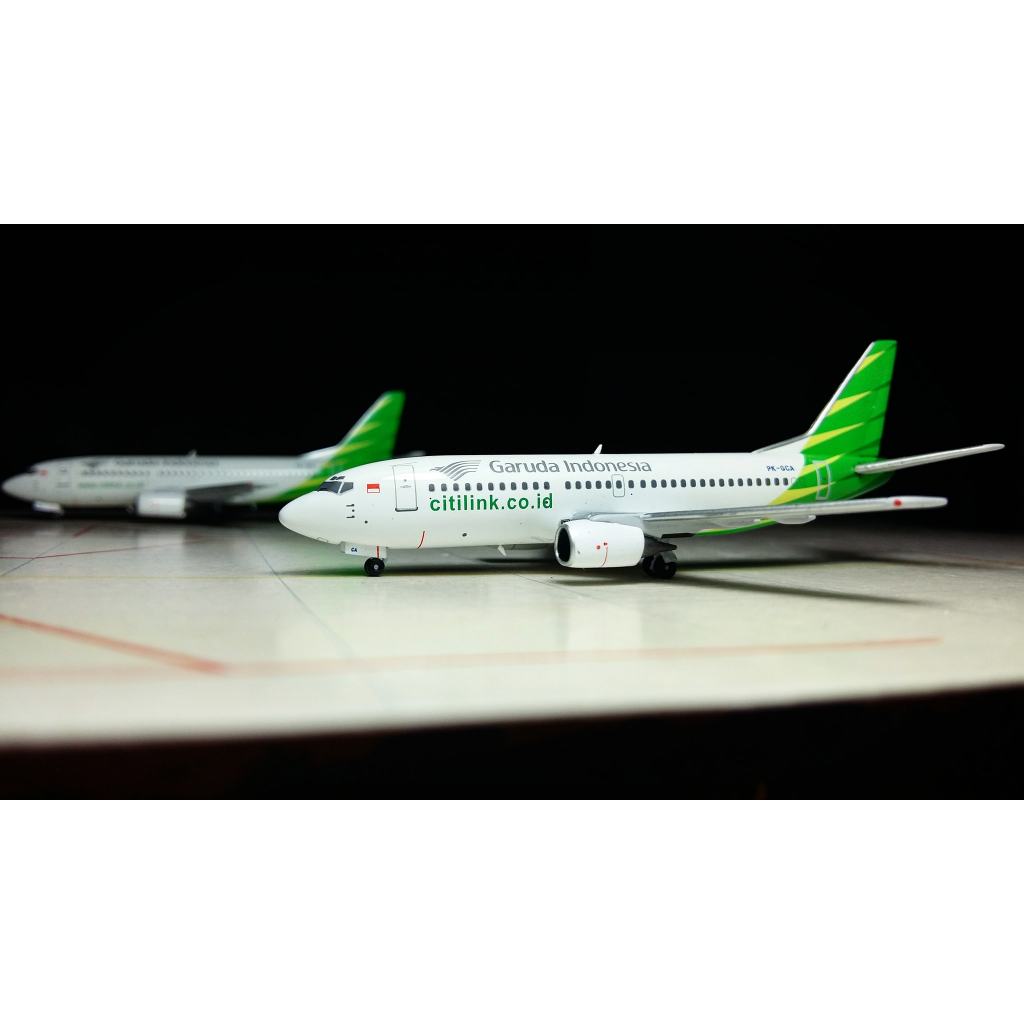Diecast Pesawat Citilink - Garuda Indonesia Group - Boeing 737-300 registration PK-GCA Panda Model k