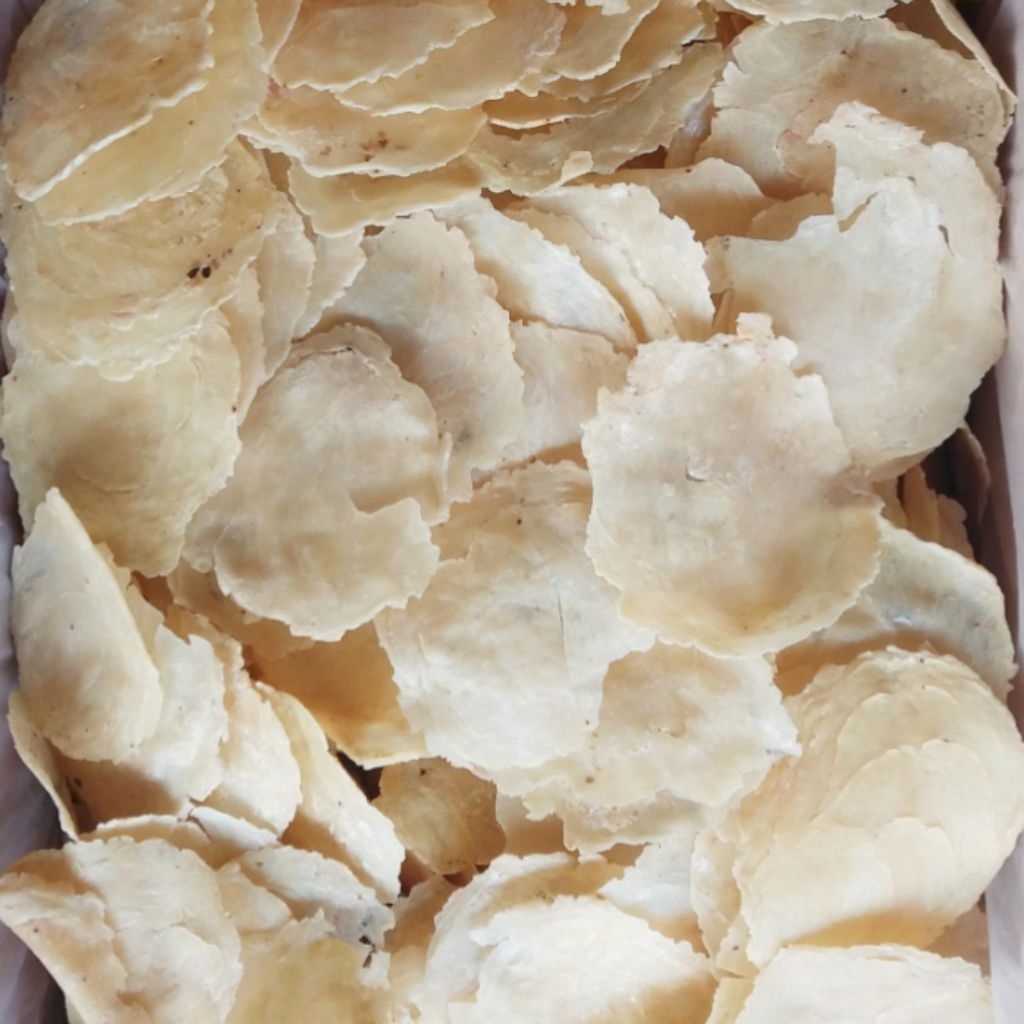 Emping Melinjo Mentah Tebal Besar 1kg – Biji Melinjo Premium Untuk Emping Goreng
