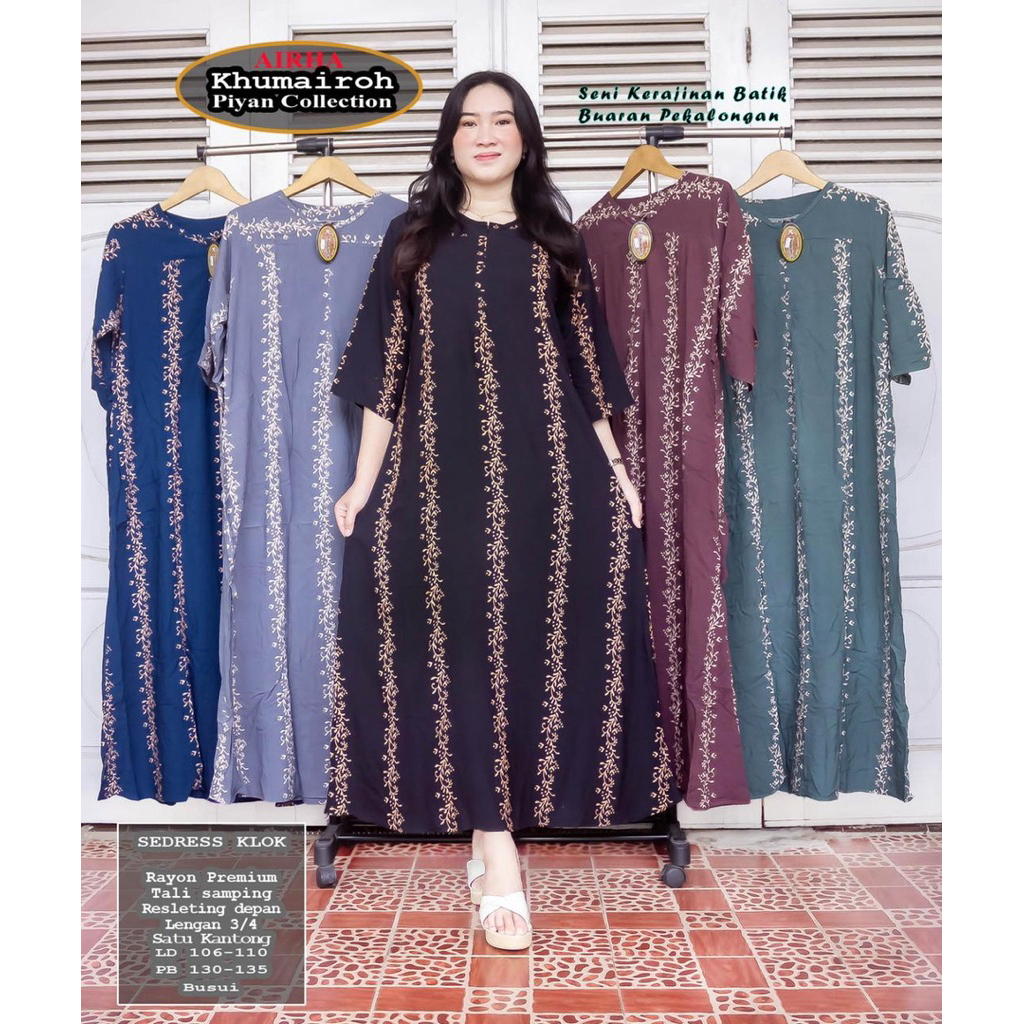 SADRESS REMPEL BAWAH & SADRESS KLOK MAURA LENGAN TEROMPET KEKINIAN BY KHUMAIROH / AIRHA - DASTER PAN