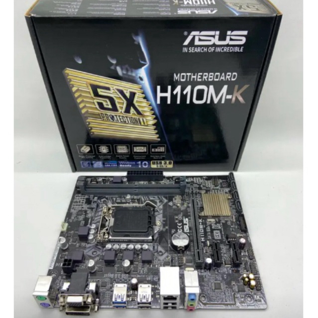 ASUS H110M-K Motherboard Socket LGA 1151 H110