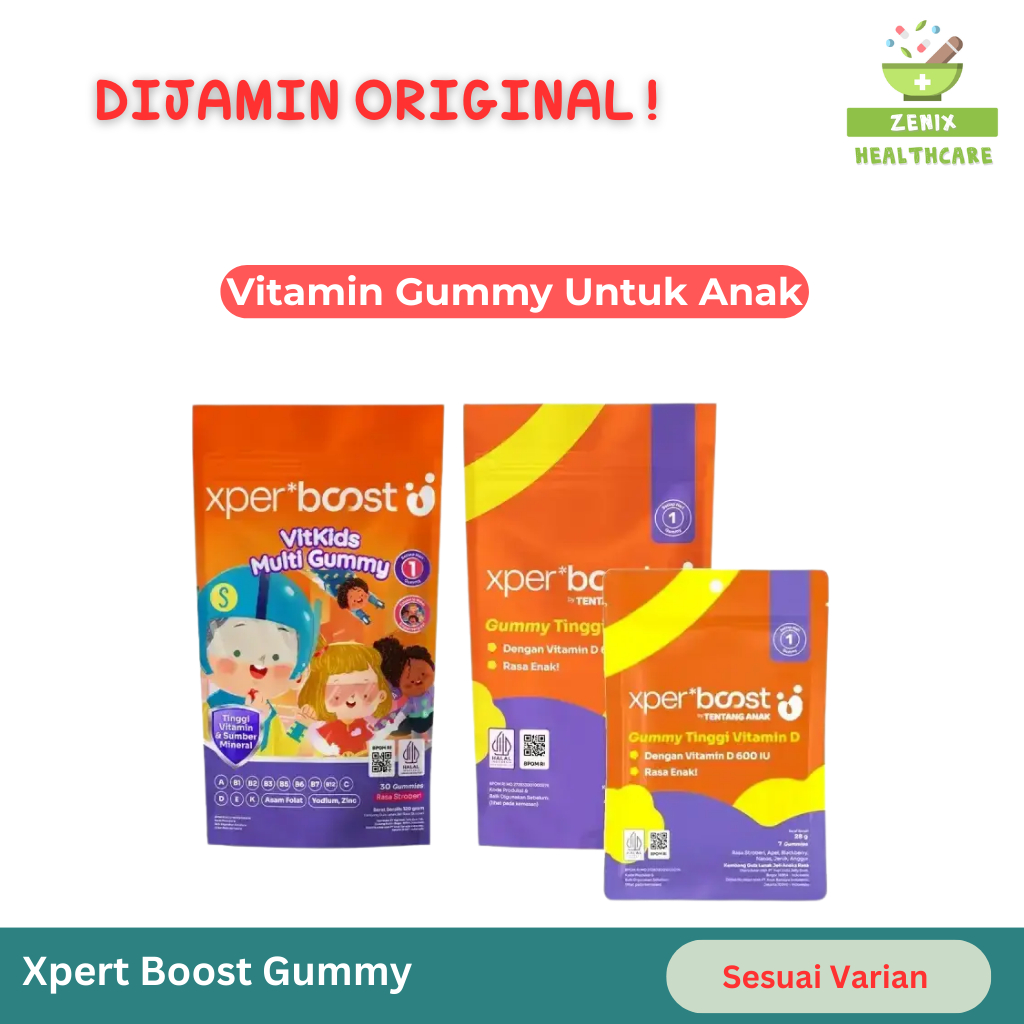 Xpert Boost Gummy Vitamin D & Multivitamin – Vitamin Anak