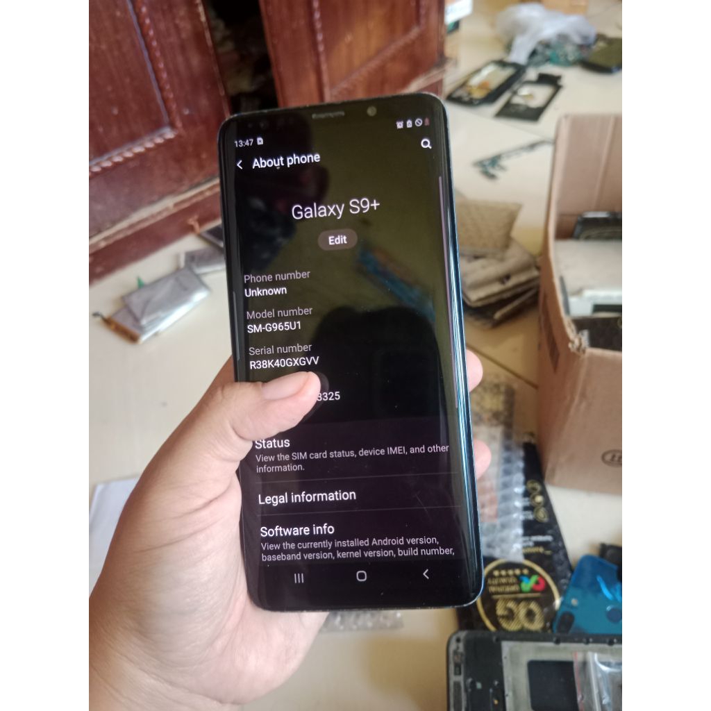 Mesin Samsung S9+ Inter Normal (Sinyal Aman)