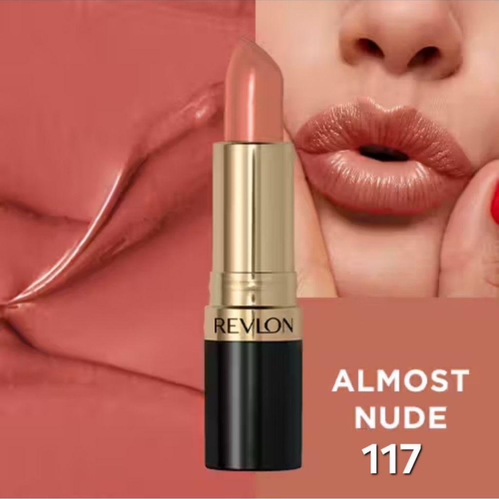 REVLON SUPER LUSTROUS LIPSTICK - 117 ALMOST NUDE