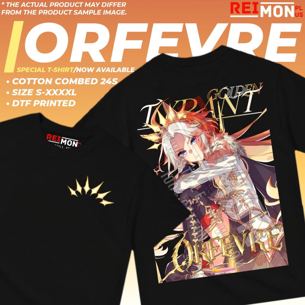 REIMON PLUS T-Shirt Orfevre Uma Musume: Pretty Derby - Kaos Anime/Game