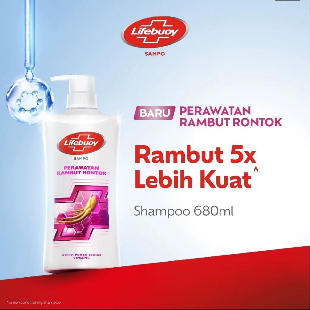 Lifebuoy Shampoo Anti Hair Fall 680Ml (Shampoo Lifebuoy Perawatan Rambut Rontok)