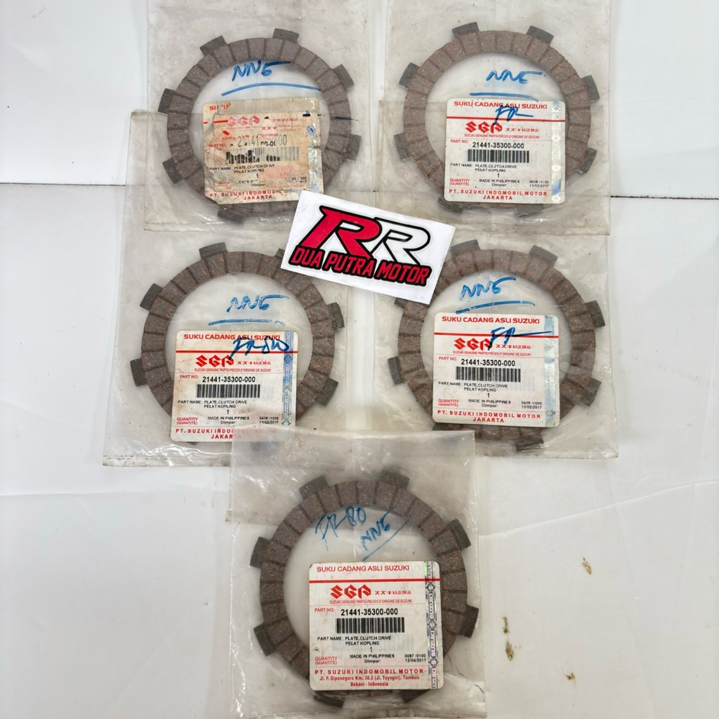 kampas plat kopling original ori suzuki fr80 fr 80 pnp f1zr force1 sgp nos