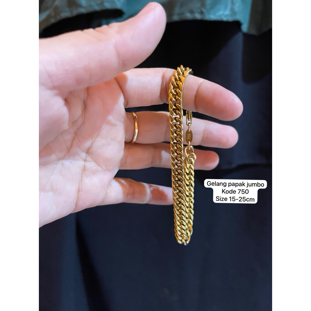 gelang papak jumbo kode 750