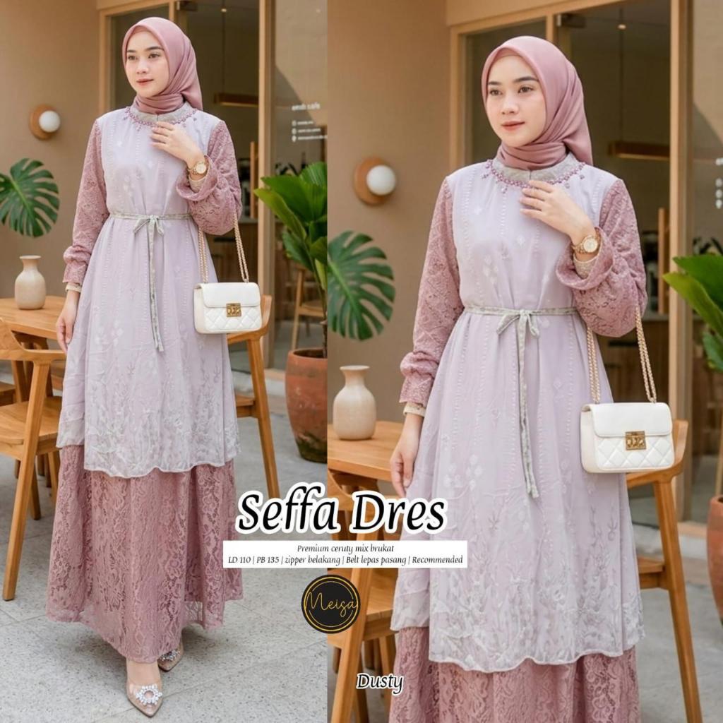 Pakaian Wanita SEFFA DRESS Trend FASHION HQ From MeiSa
