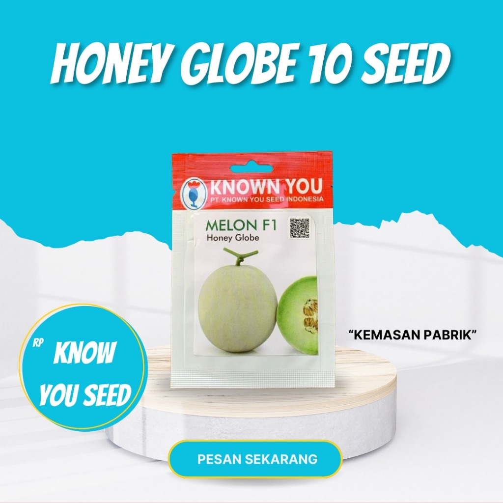 HONEY GLOBE Benih Melon 10 SEED