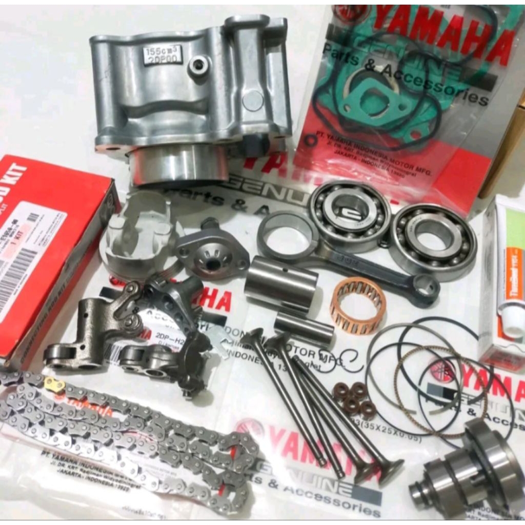 Blok Seher Assy Paket Komplit untuk motor Yamaha Nmax, Aerox, dan Lexi 155cc