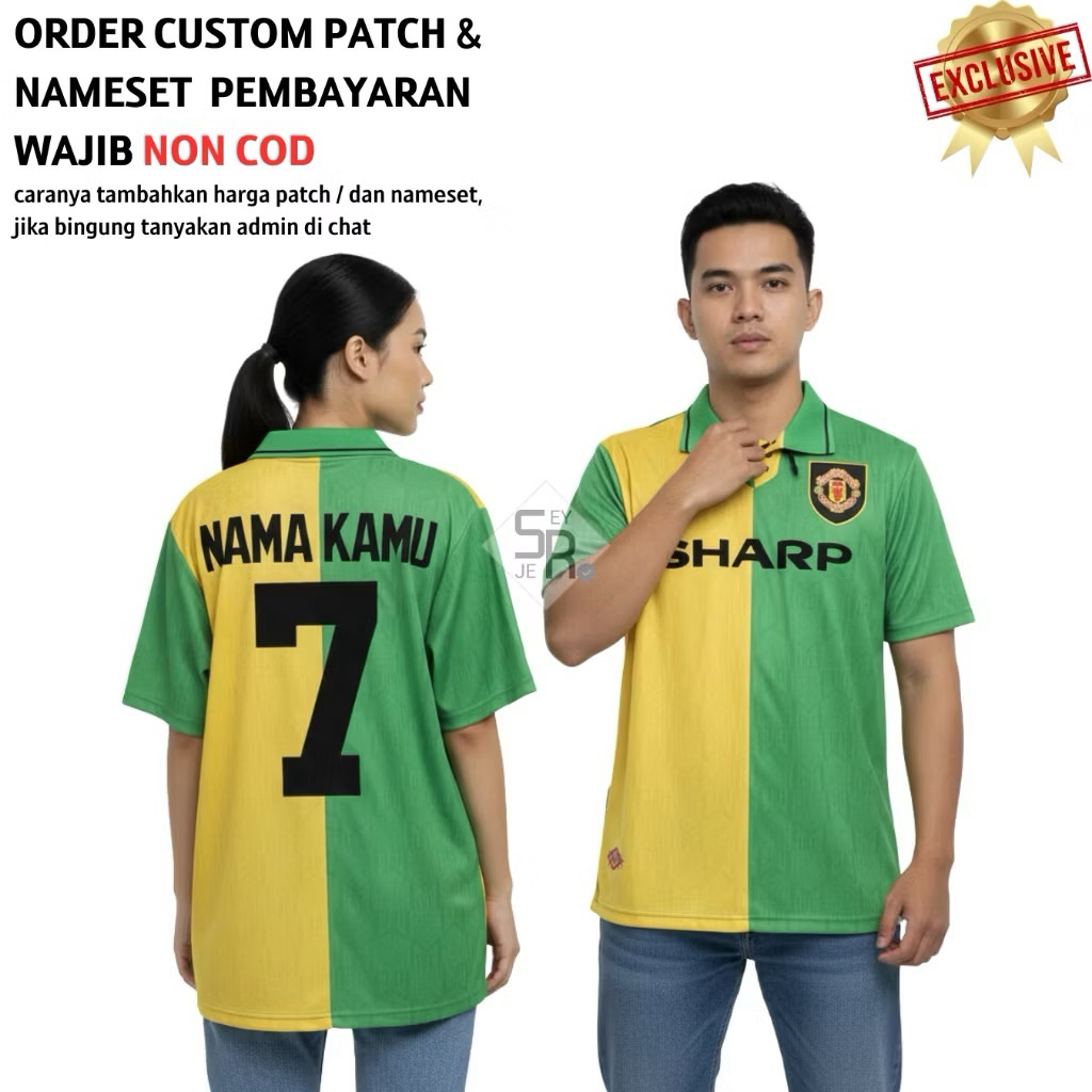 RETRO Jersey Mnchstr Untd 1992 1994 Grade Original - Jersey MU Vintage High Quality