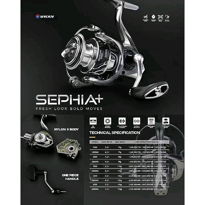 Reel IROLY SEPHIA / plus + SW 2000, 3000