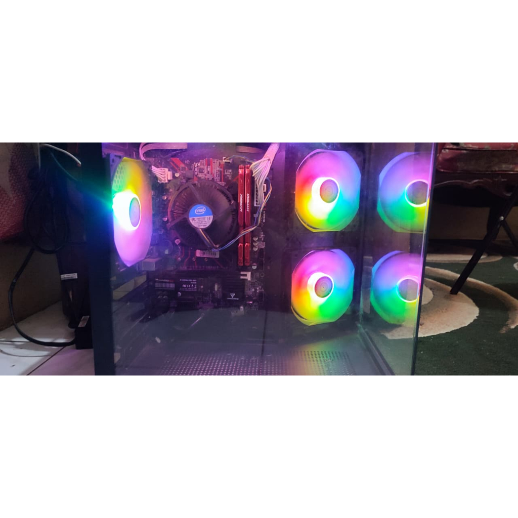 Full Set PC tanpa VGA siap pakai, bisa untuk gaming ringan