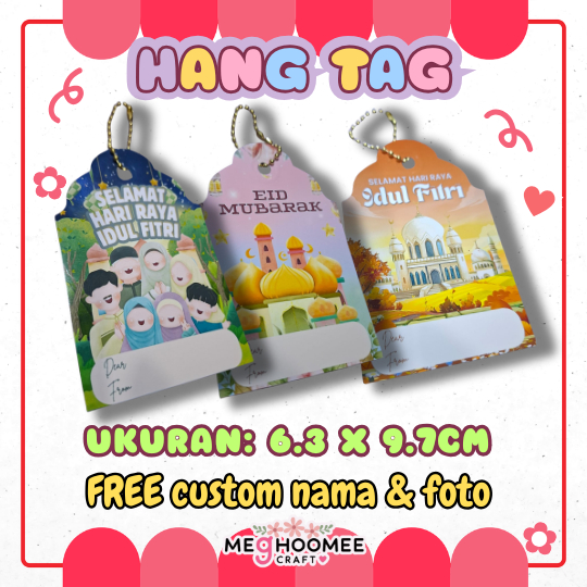 HANG TAG LEBARAN custom hang tag hampers idul fitri isi 20pc