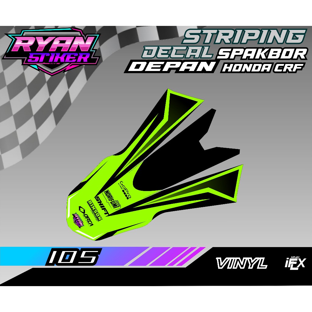 SPAKBOR DEPAN HONDA CRF 150 L BERVARIASI WARNA DENGAN KUALITAS TERBAIK