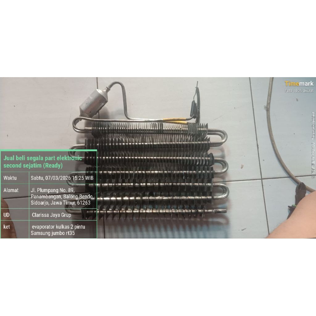 evaporator kulkas 2 pintu Samsung jumbo rt35
