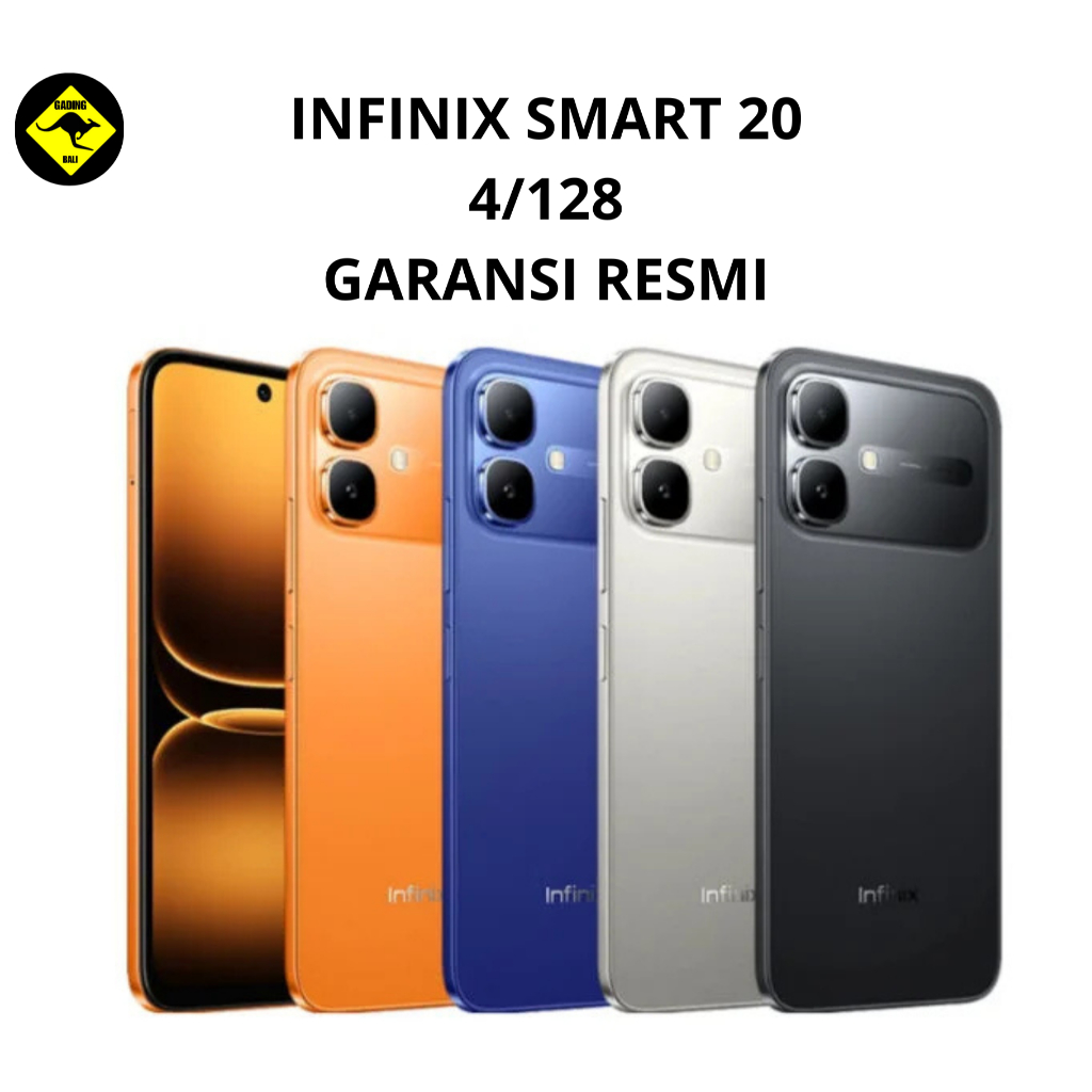 Infinix Smart 20 4/128 RAM 4GB ROM 128GB HP Android Garansi Resmi