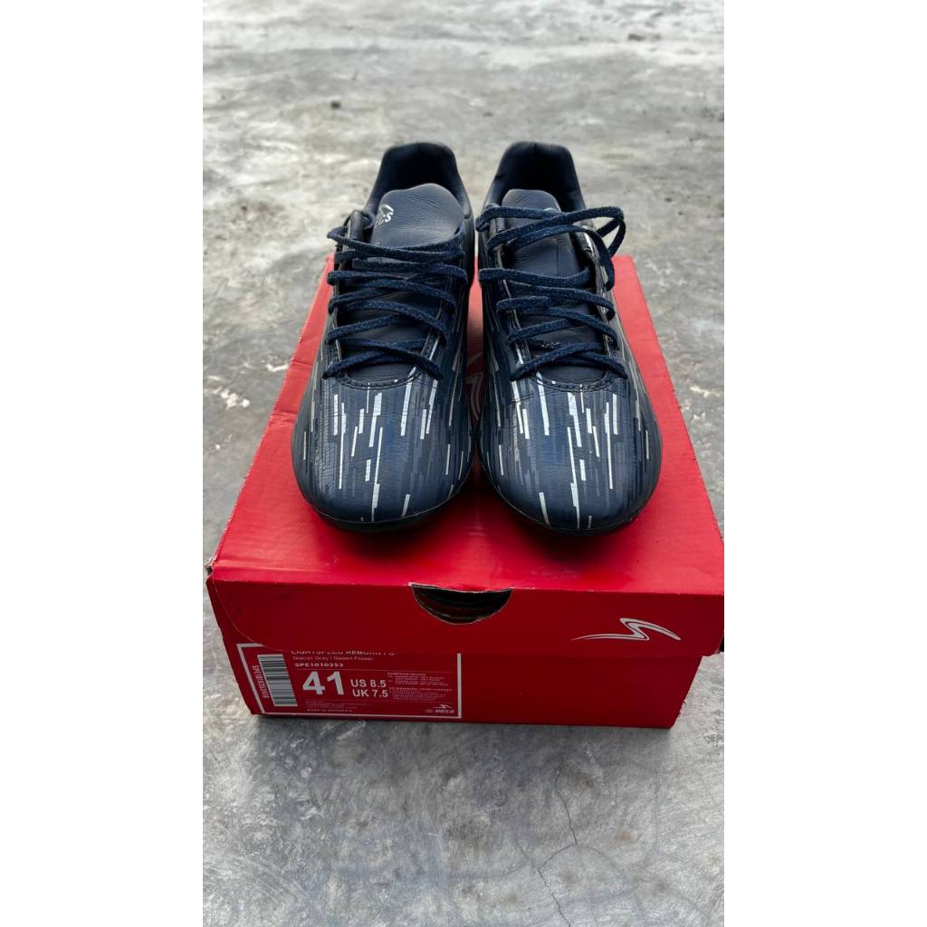 Sepatu Bola Specs Lightspeed Reborn FG Navy / Dessert Flower Boots Sepakbola Pria Wanita Second Top