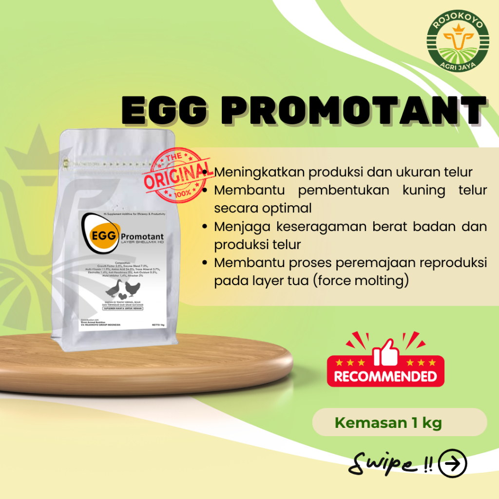 Egg Promotant-Layer Shellmix HD Premix Stimulant Ayam & Bebek Petelur