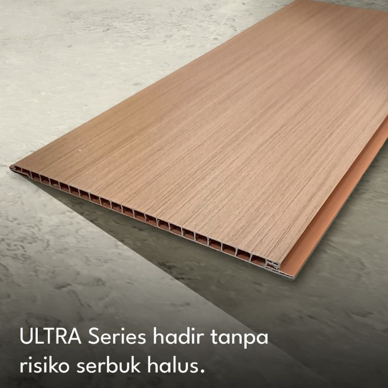 Plafon PVC JAVAFON ULTRA Series. Harga 1 dus panjang 4mtr isi 12lbr