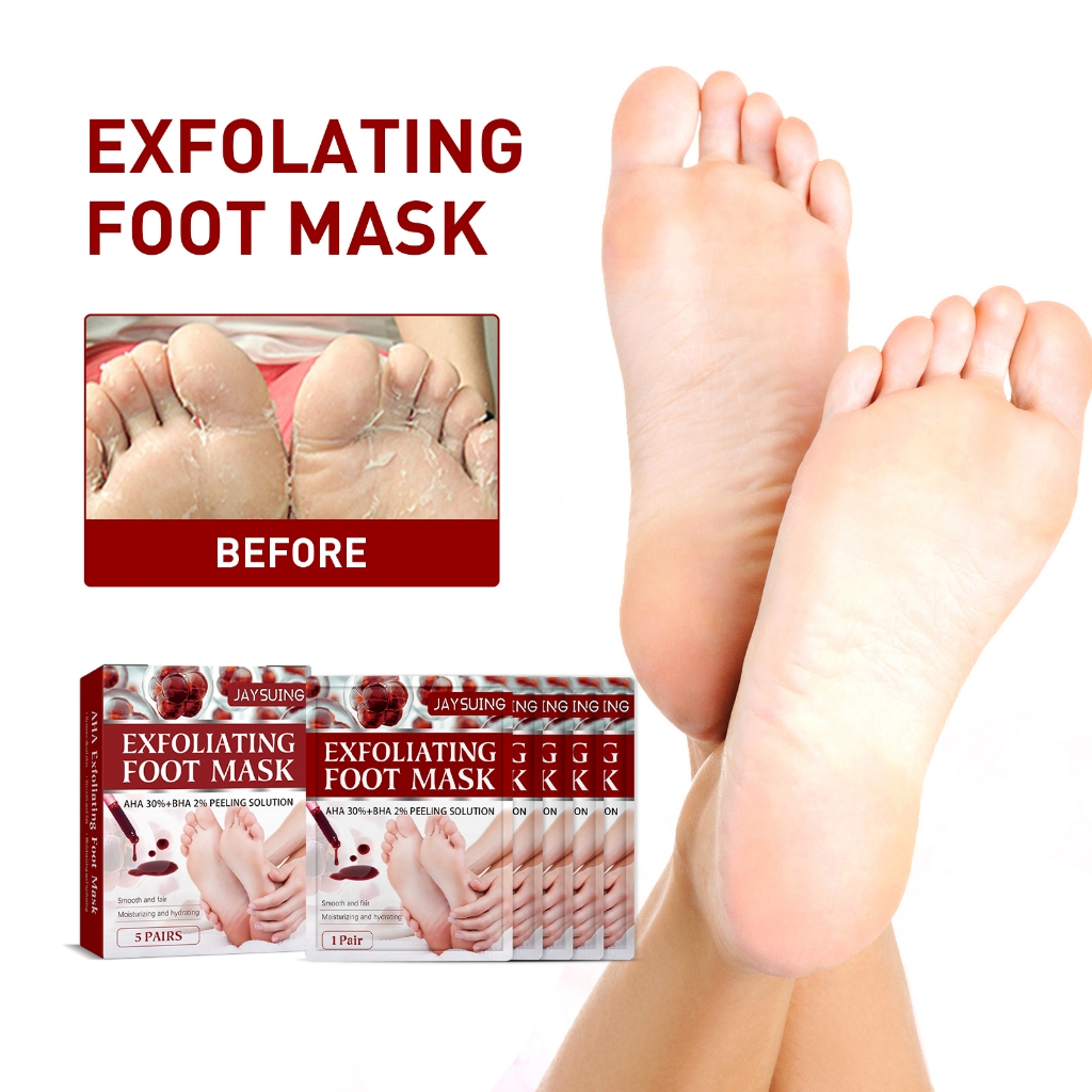 [COD Available]  Foot Mask Specifically for heel cracks, rough foot soles & darkened toe crevices A 