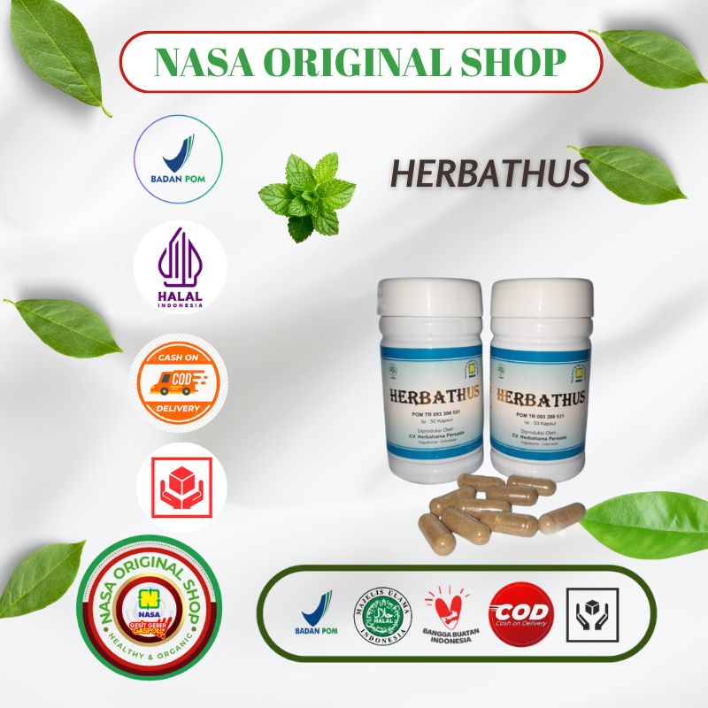 Herbathus NASA Herbal Asam Urat Pegal Linu Nyeri Sendi Rematik 50 Kapsul