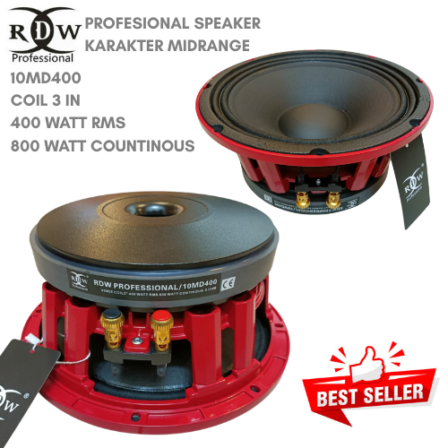 Speaker Komponen RDW 10MD400 10 inch Spesial Mid