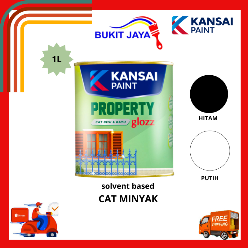 CAT MINYAK KANSAI PROPERTY 1LITER