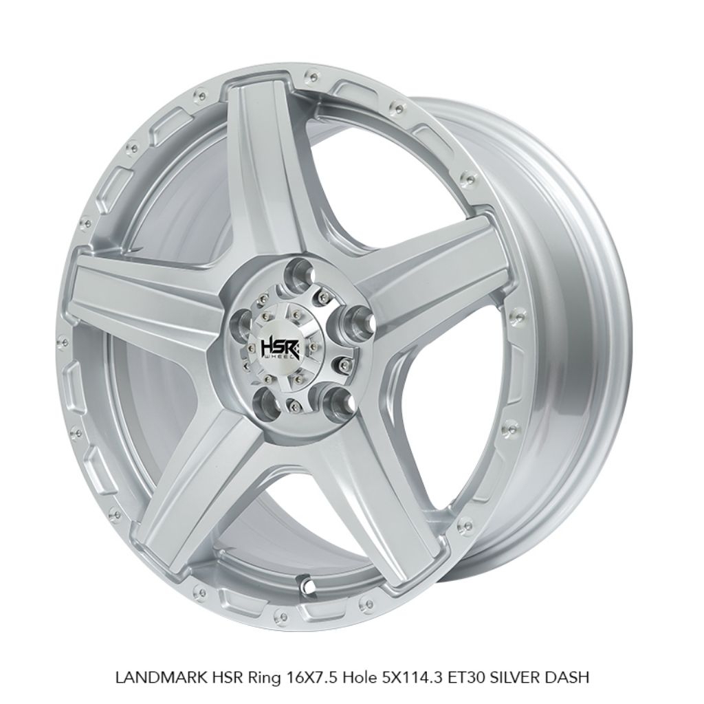 VELG HSR LANDMARK R16 pcd 5x114,3 Silver dash
