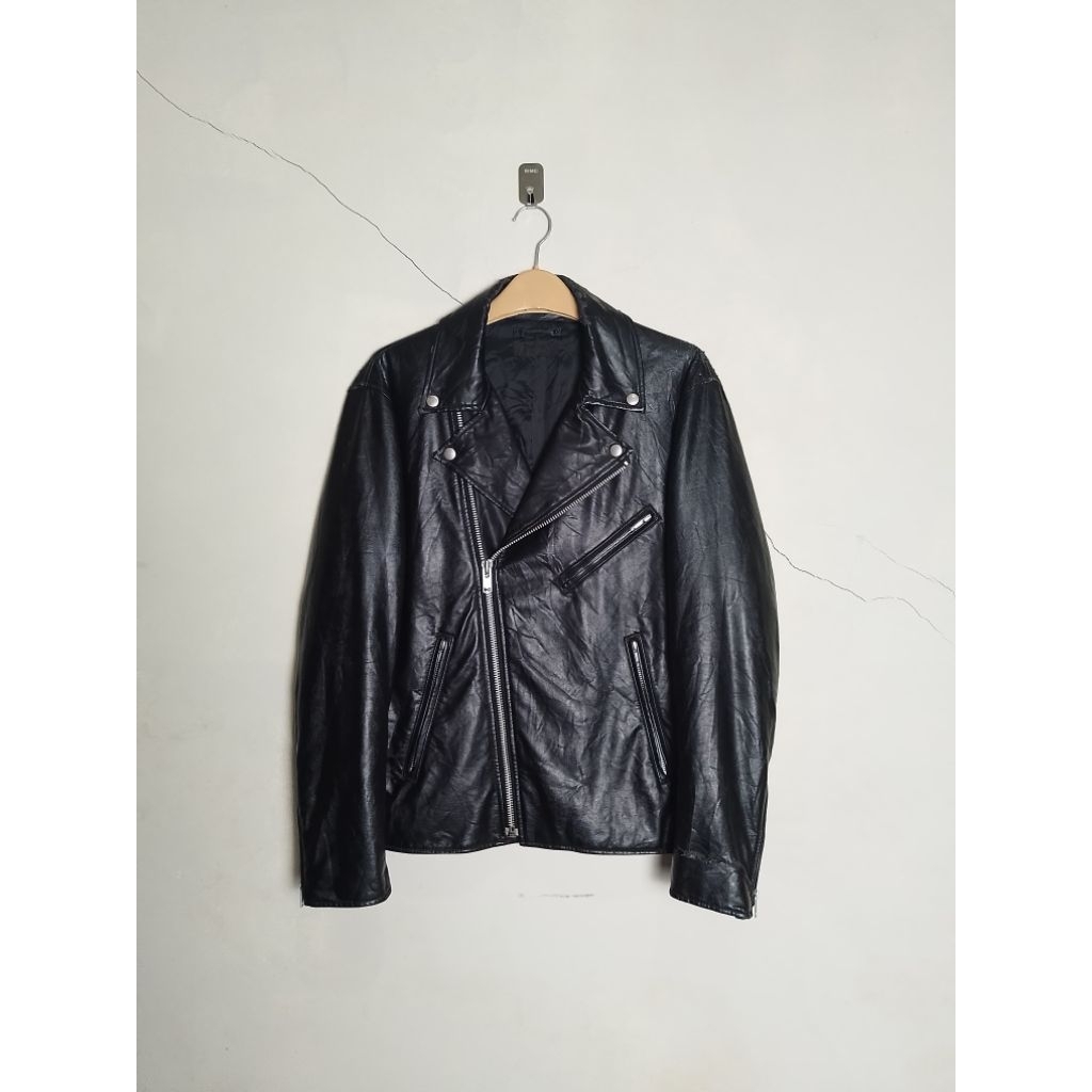 "Uni" Ramones Leather Jacket Sintetis