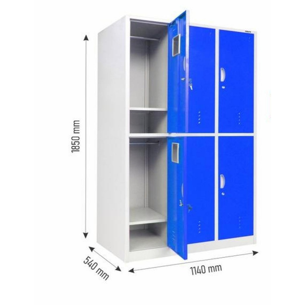 Locker Besi 6 pintu Loker penyimpanan barang