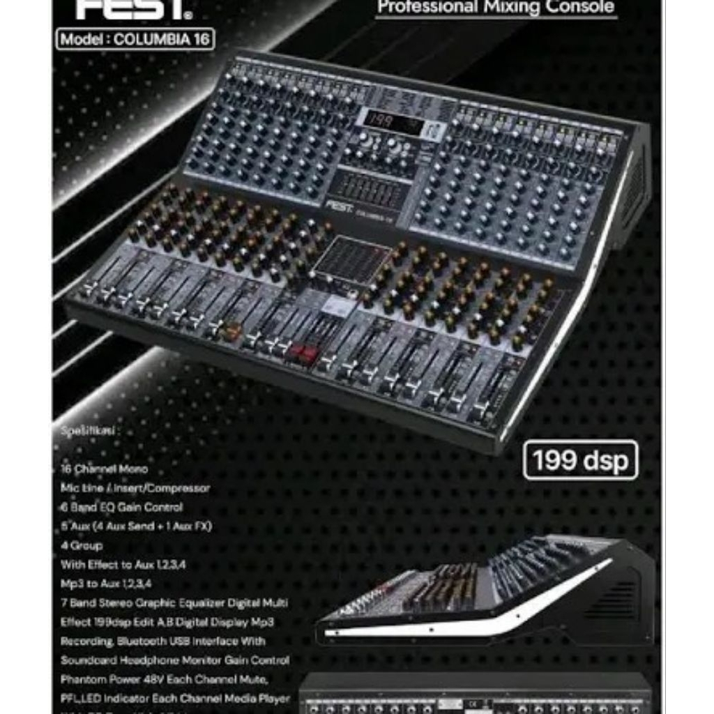 MIXER FEST COLUMBIA 16 ORIGINAL COLUMBIA 16