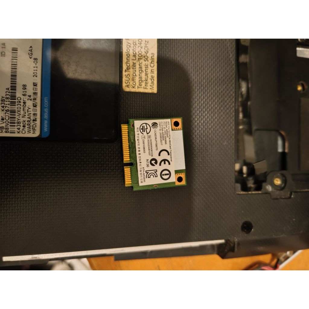 Wifi / Wlan laptop Atheros AR5B95