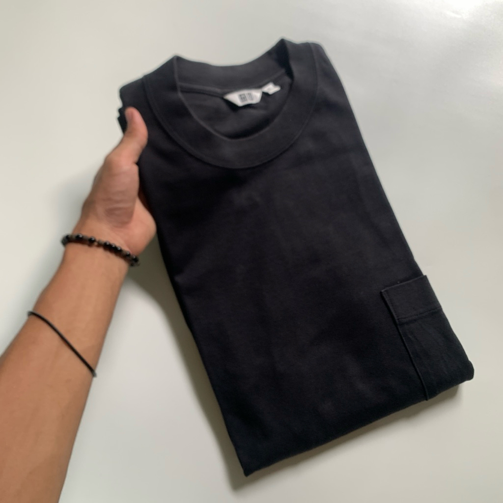 Long sleeve t-shirt Uniqlo pocket