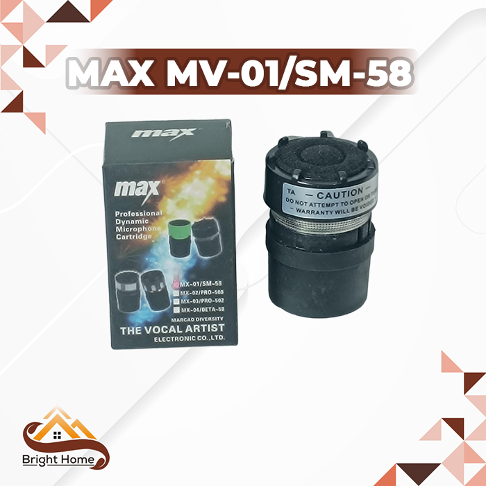 MAX MX-01/SM-58 Spool Microphone Spul Mic Wireless