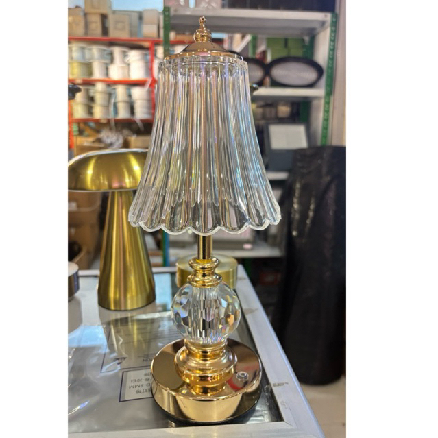 Lampu tidur meja hias kristal lampu tidur meja