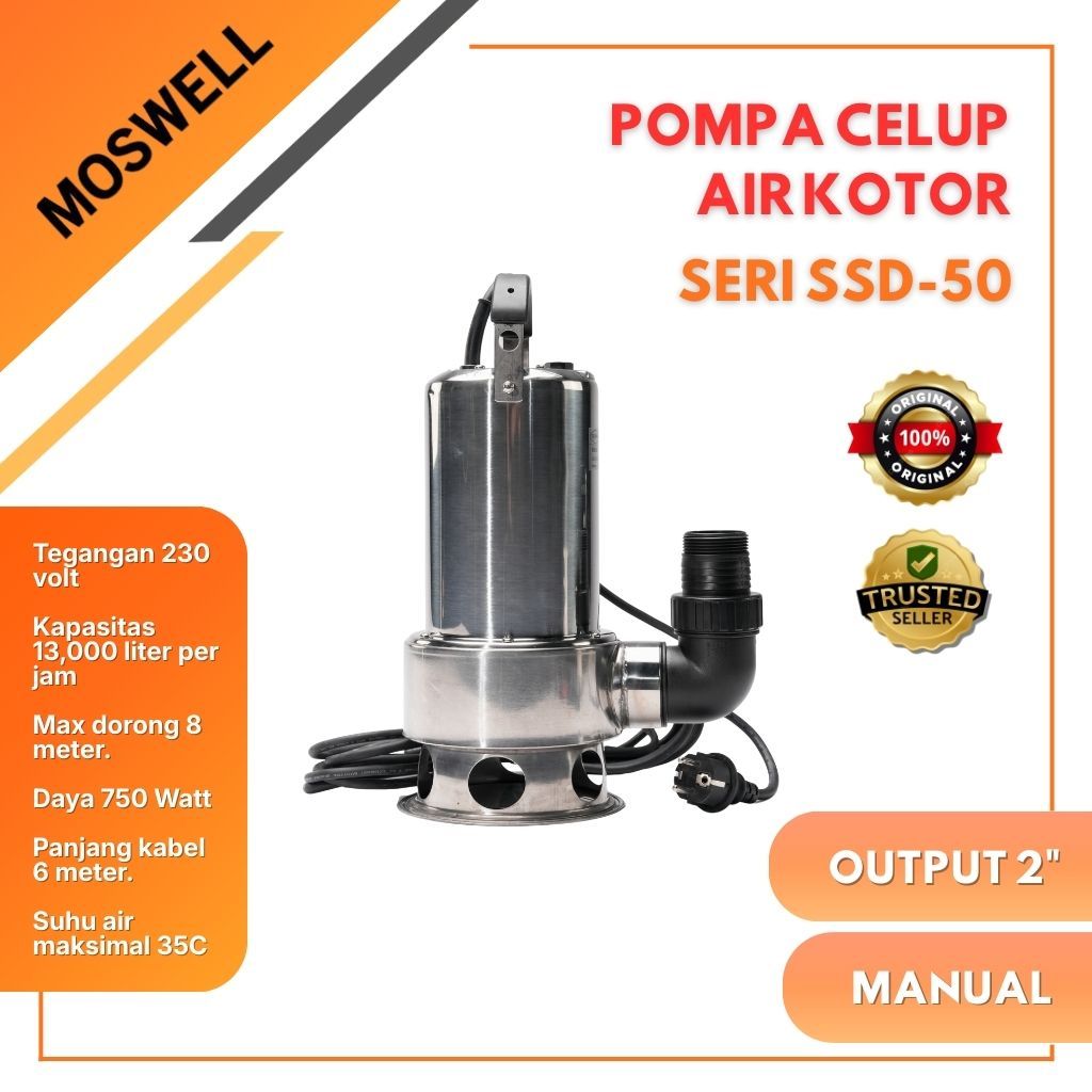 Pompa Celup Air Kotor SSD50 2 Dim