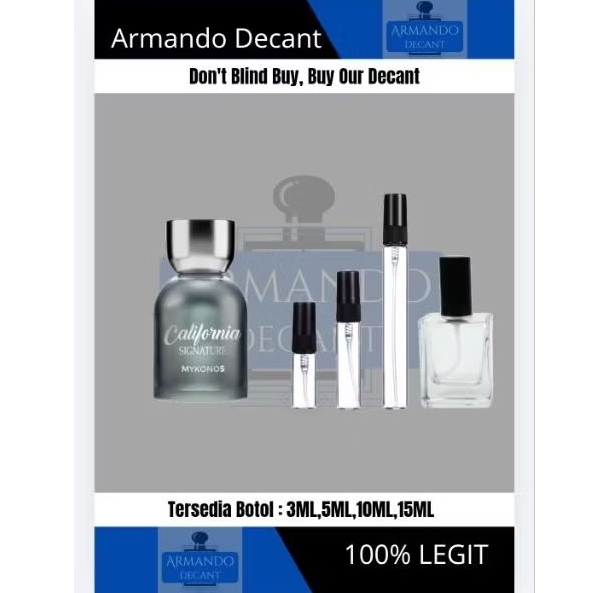 DECANT PARFUME Mykonos California Signature OG