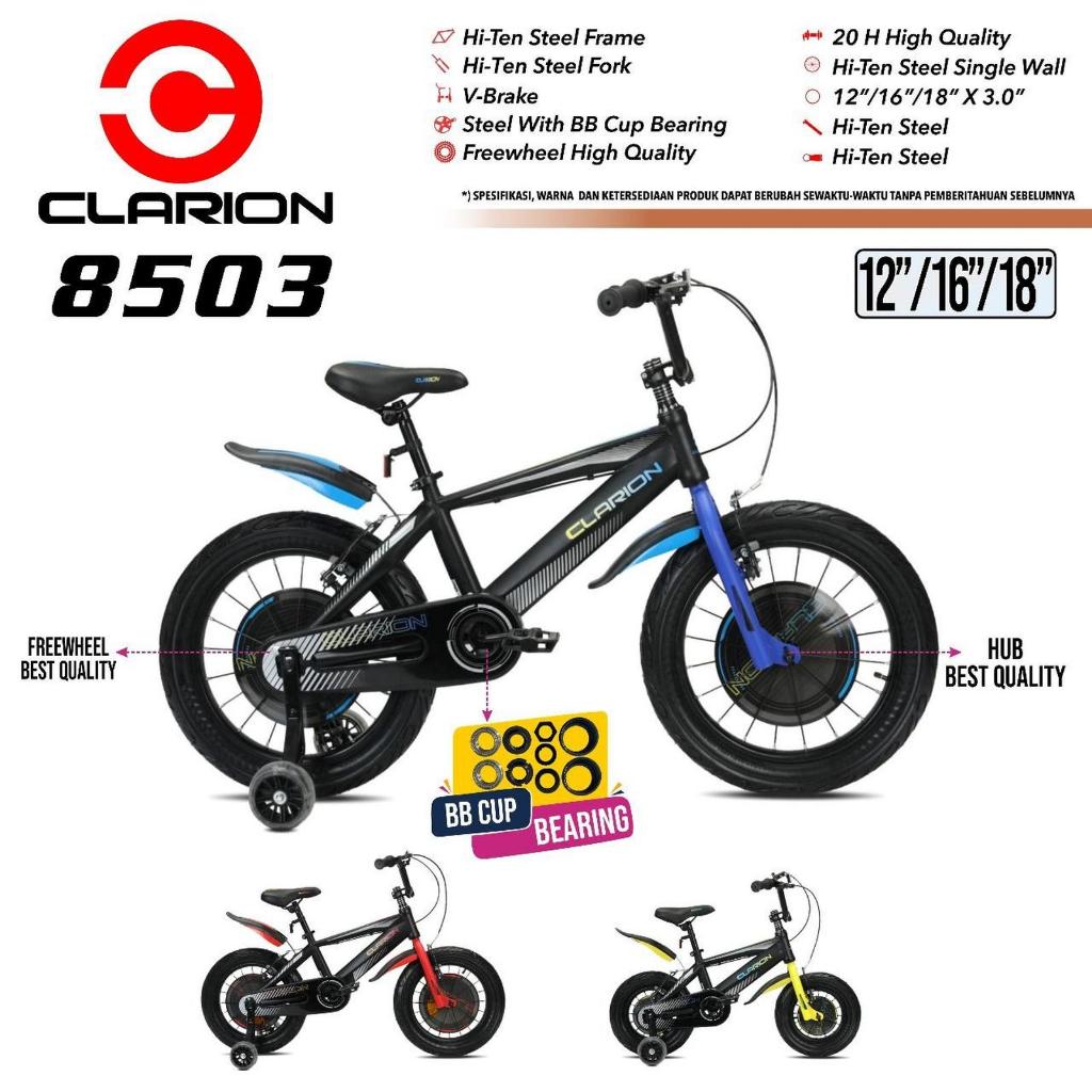 BONUS BELL SEPEDA ANAK LAKI LAKI BMX 16 CLARION SEPEDA BMX CLARION 8503 16 INCH BAN BESAR