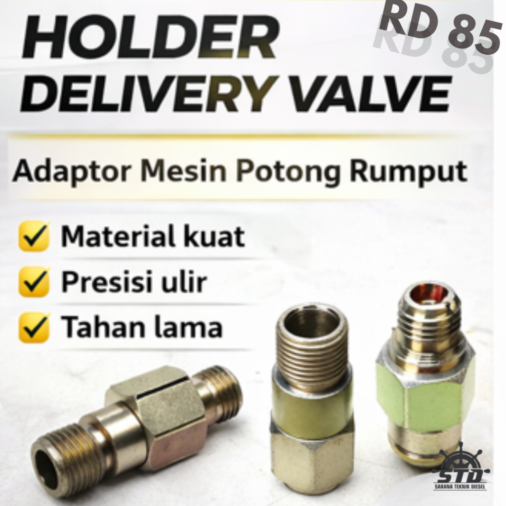 Holder Delivery Valve RD85 / Rumah Holder Delivery Valve 1Pc / Adaptor Mesin Potong Rumput