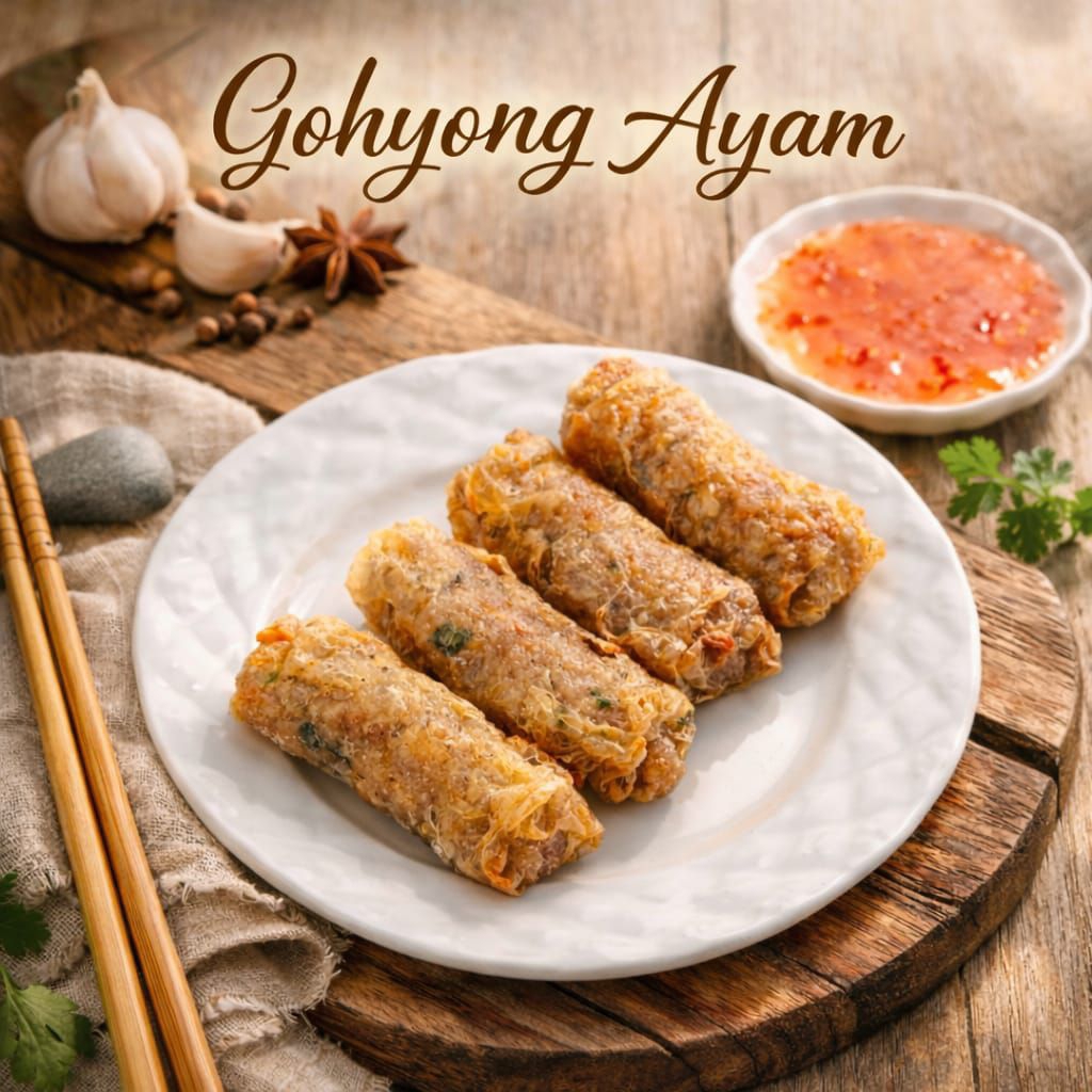 Gohyong/gohyong ayam/lumpia dimsum