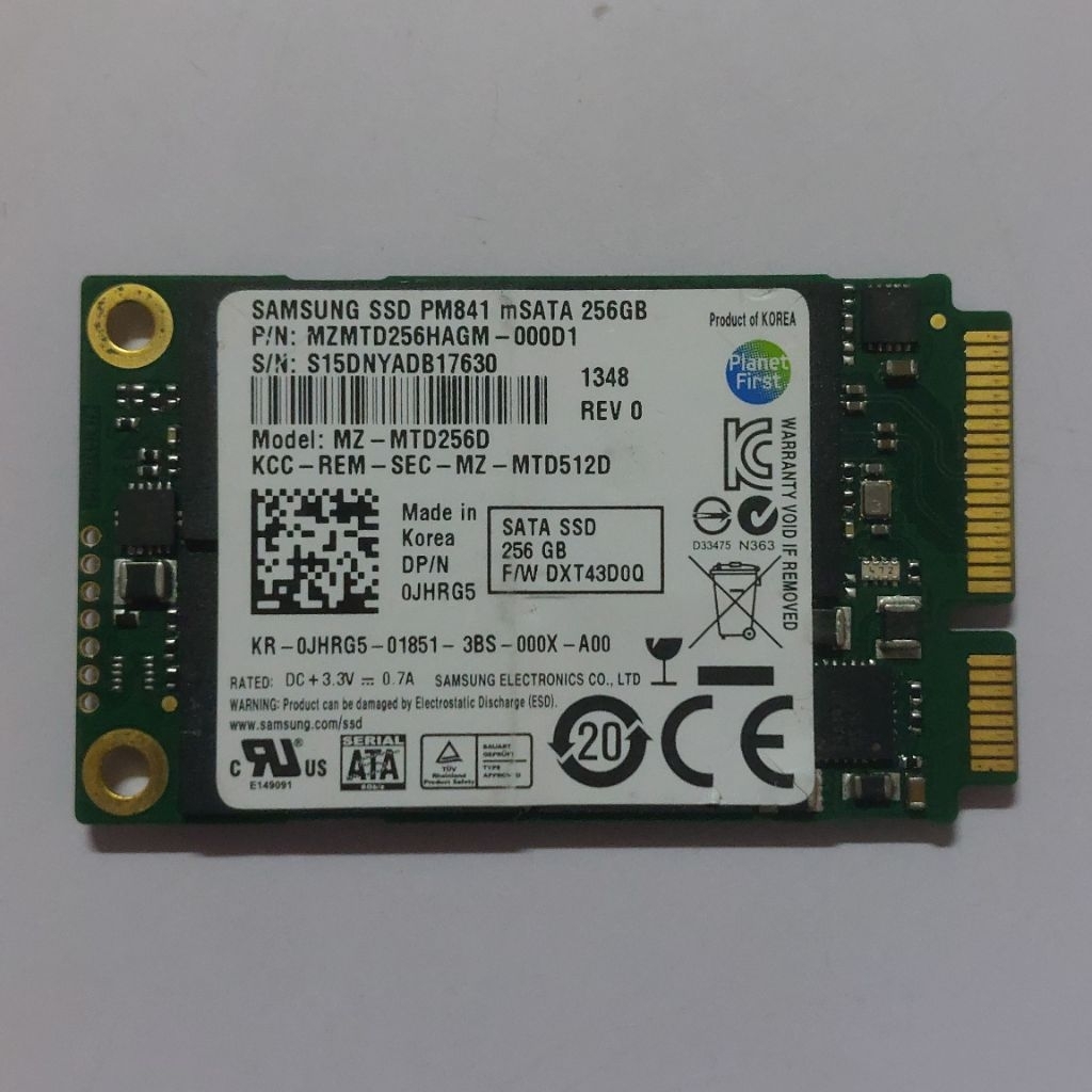 MSATA 256 GB SAMSUNG & LITE-ON