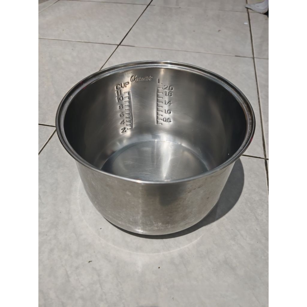 Panci Stainless Steel Rice Cooker Cosmos 2 Liter