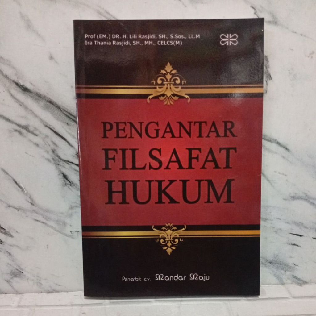 buku bekas pengantar filsafat hukum