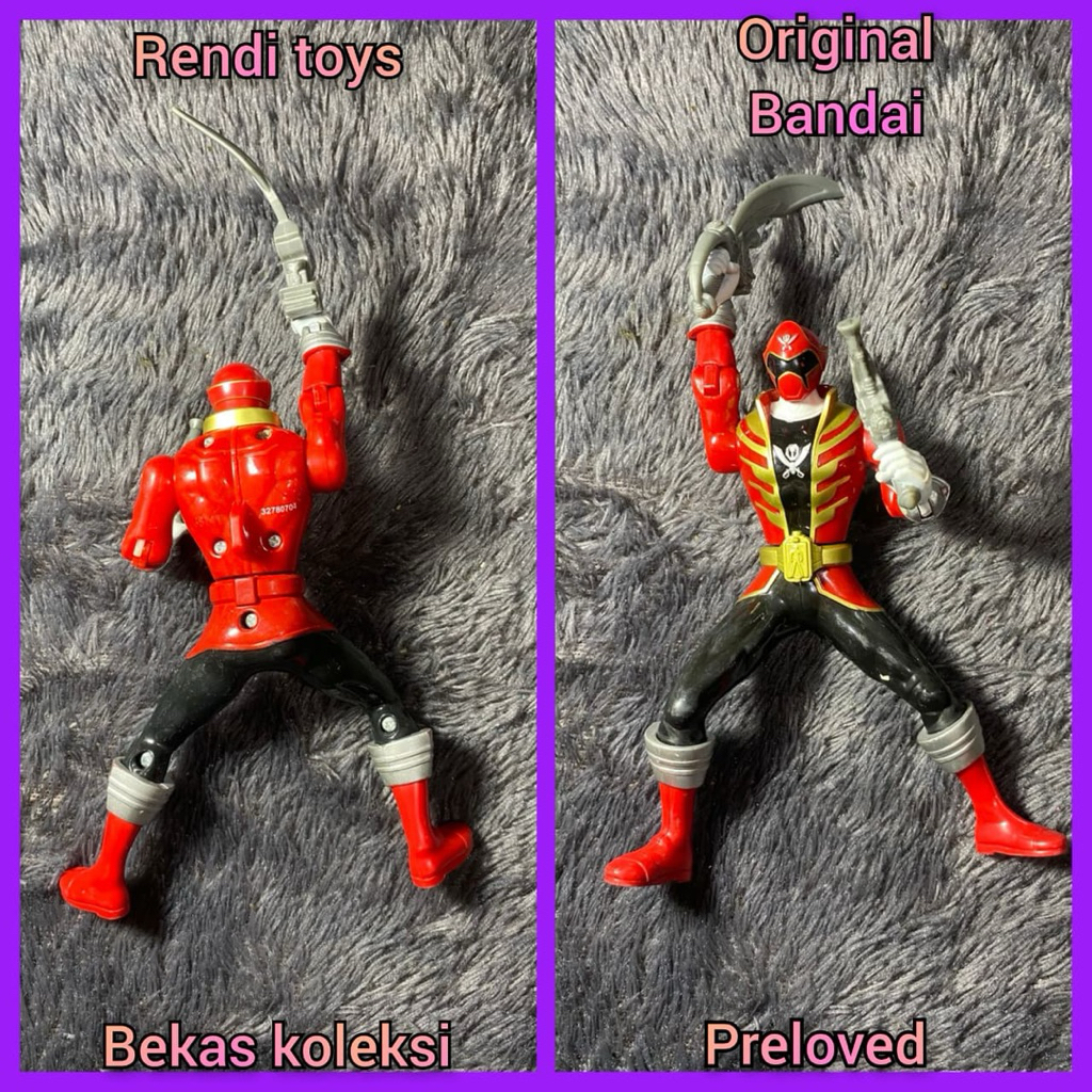 Power Rangers Super Megaforce Red Ranger Original Bandai | Bekas Koleksi | Rendi Toys