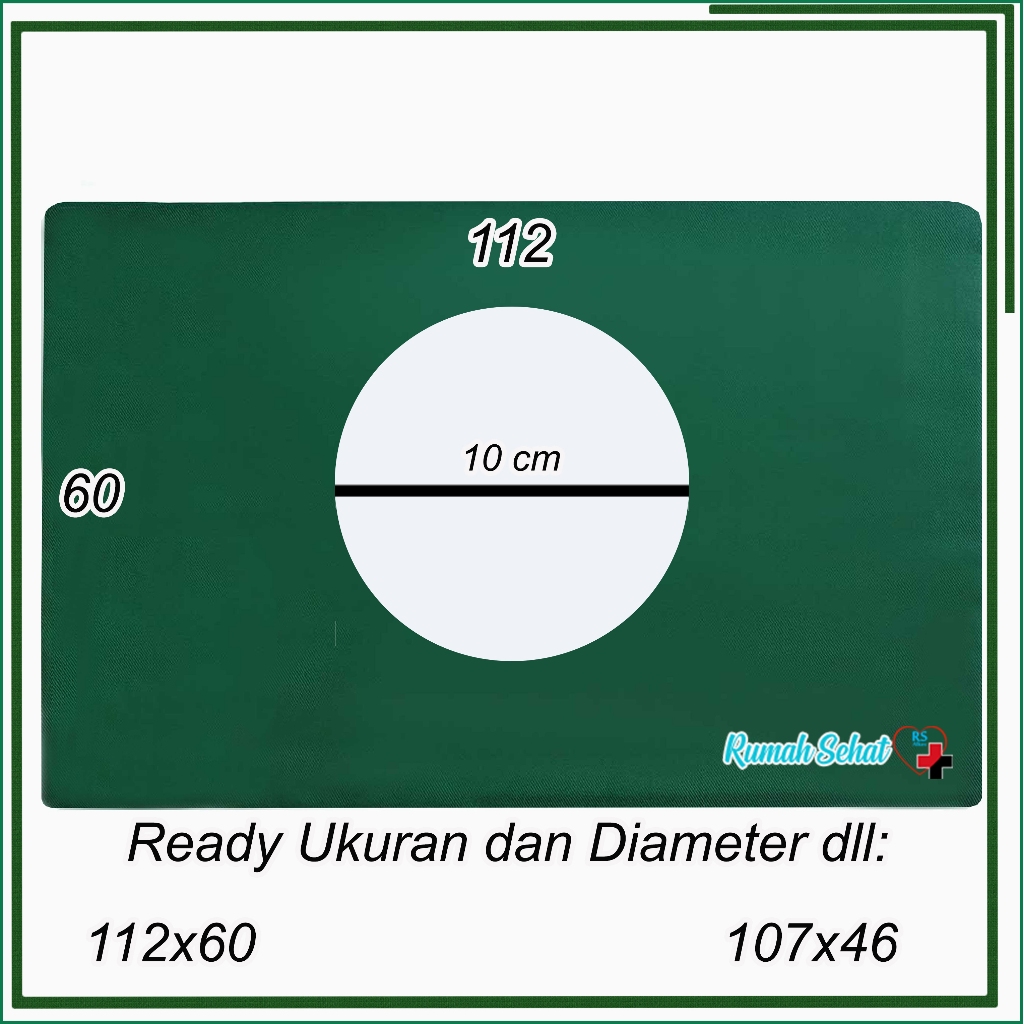 DUK STERIL LUBANG 112x60 DUK LUBANG DUK BOLONG